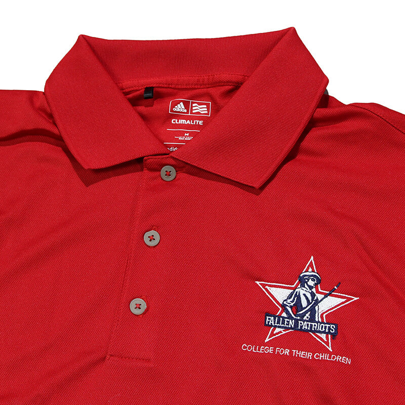 Men's Adidas Polo - Red